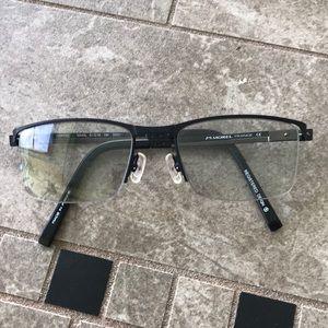 MOREL EYEWEAR. Lighter style eyeglasses. Black frames.